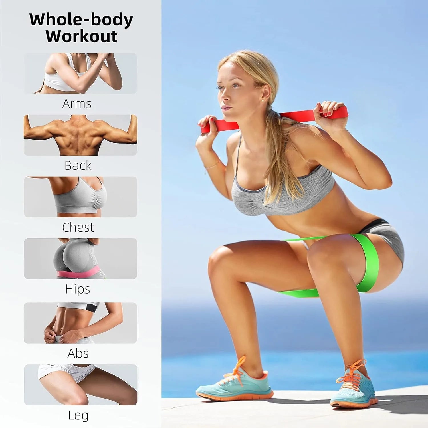 Kit de Bandes de Résistance Musculation et Fitness
